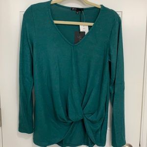 Gibson lightweight knotted sweater